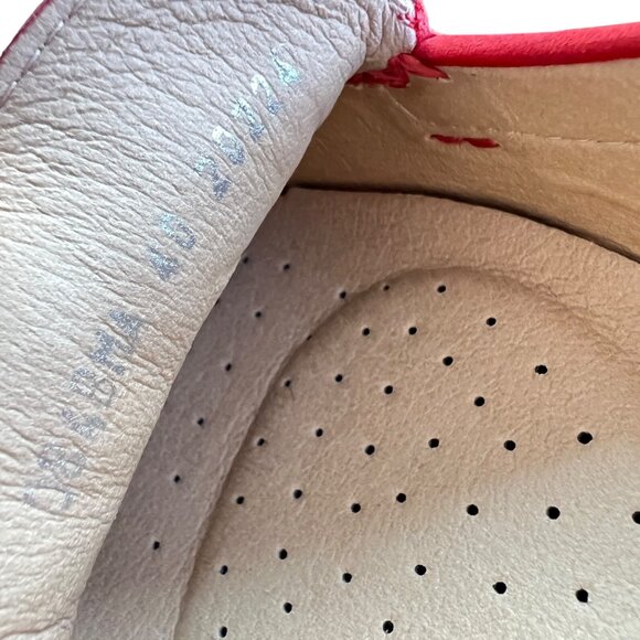 GEOX Annytah Red Suede Womens Loafers Size 40 EU 10 US - Picture 12 of 16